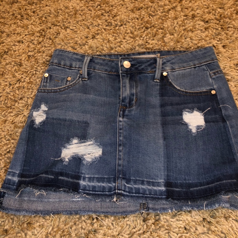 kids tractr jean skirt!!🌪